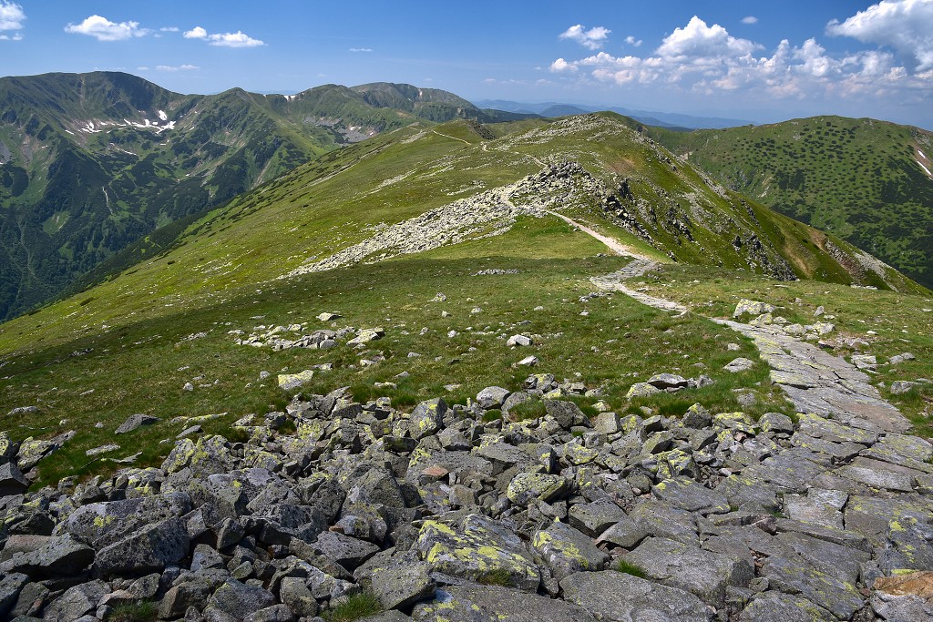 Slovensko - mezi Derešemi a sedlem Poľany, Nízké Tatry