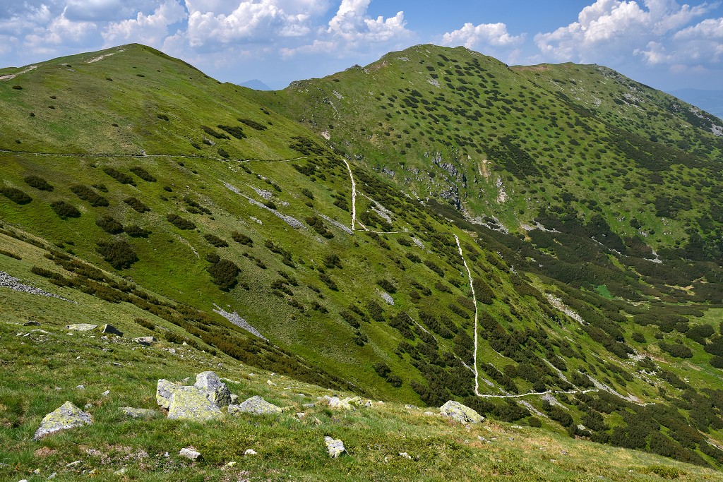Slovensko - Zákľuky ze sedla Poľany, Nízké Tatry