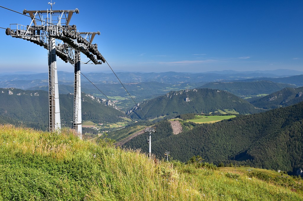 Slovensko - Malá Fatra - lanovka pod Chleb