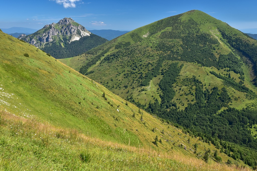 Slovensko - Malá Fatra - Velký Rozsutec a Stoh z hl. hřebene