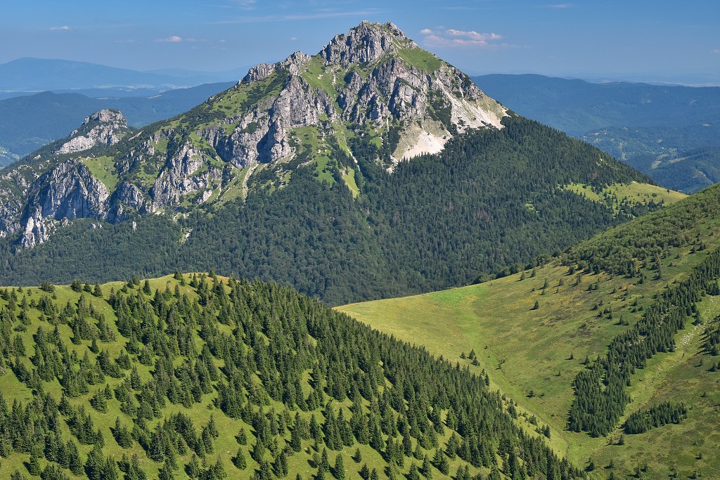 Slovensko - Malá Fatra - Velký Rozsutec z hl. hřebene