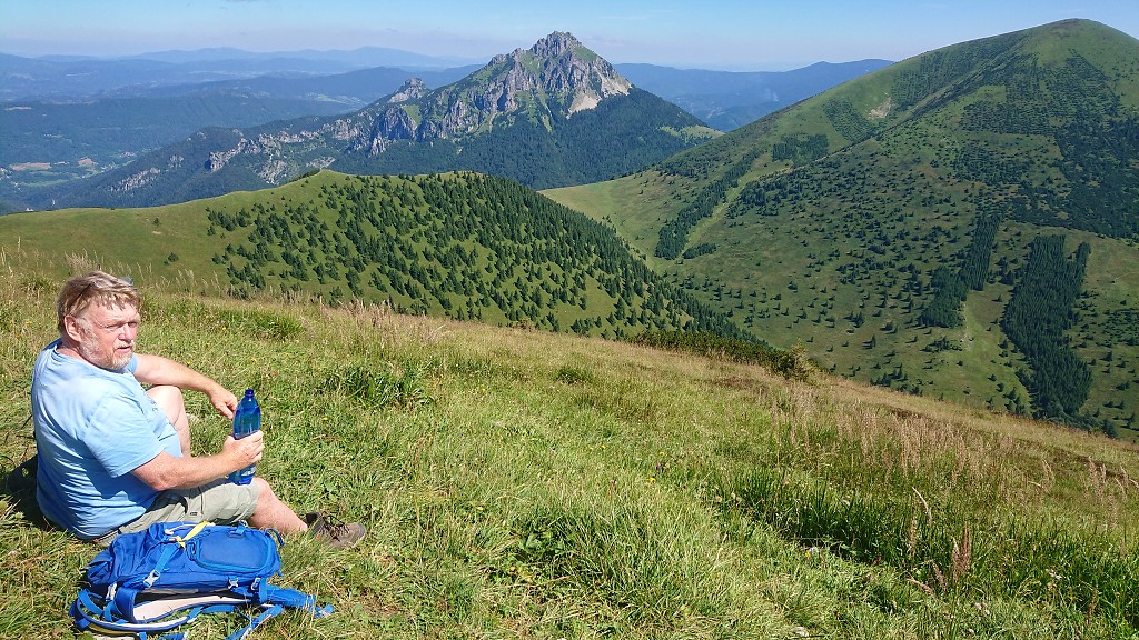 Slovensko - na hřebeni Malé Fatry