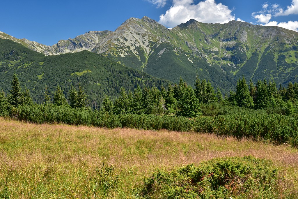 Slovensko - Roháče, hřeben Salatín - Baníkov z Malé kopy