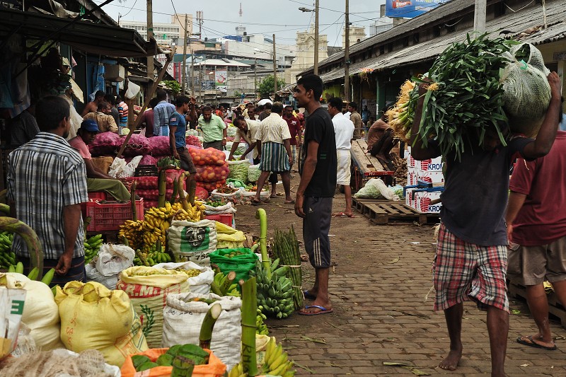 Srí Lanka 2015 - centrální tržnice, Colombo 