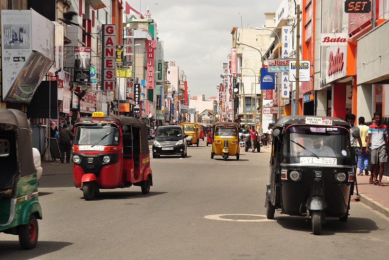 Srí Lanka 2015 - čtvrť  Pettah, Colombo 