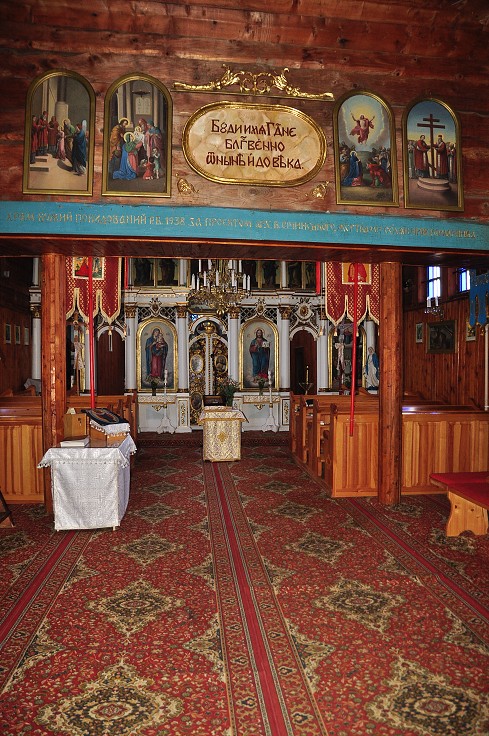Východní Evropa  - chrám sv. Bohorodičky, Nižný Komárnik, Slovensko 