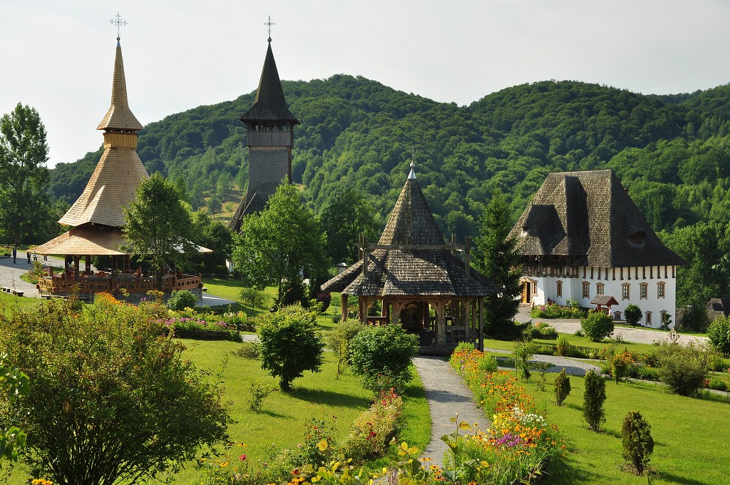 Východní Evropa  - klášter Bârsana, kraj Maramureš, Rumunsko 