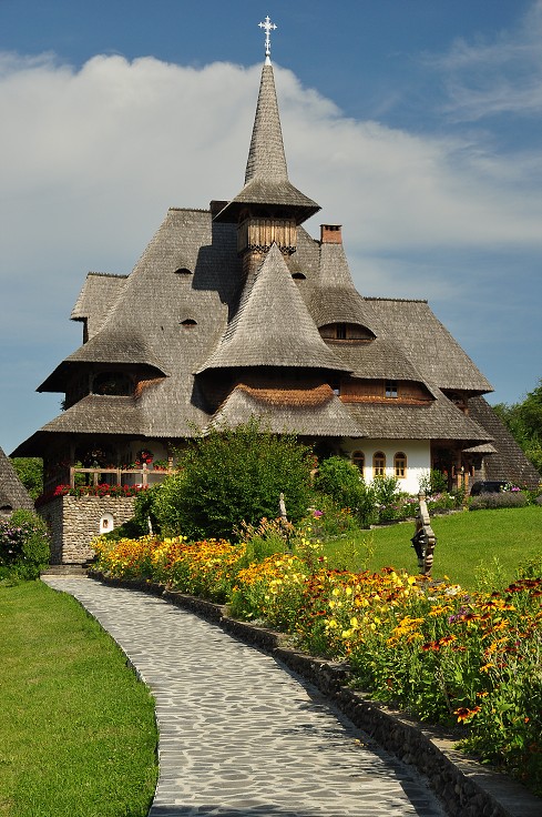 Východní Evropa  - klášter Bârsana, kraj Maramureš, Rumunsko 