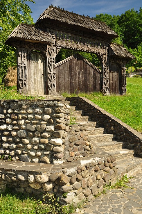 Východní Evropa  - klášter Bârsana, kraj Maramureš, Rumunsko 