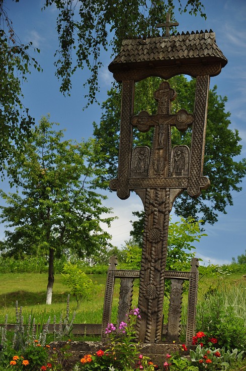 Východní Evropa  - klášter v Botiza, Maramureš, Rumunsko 