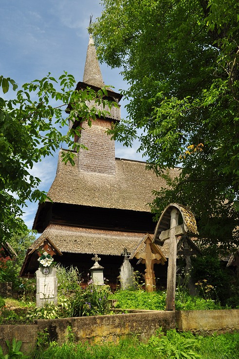 Východní Evropa  - kostel v Ieud /UNESCO/, Maramureš, Rumunsko 
