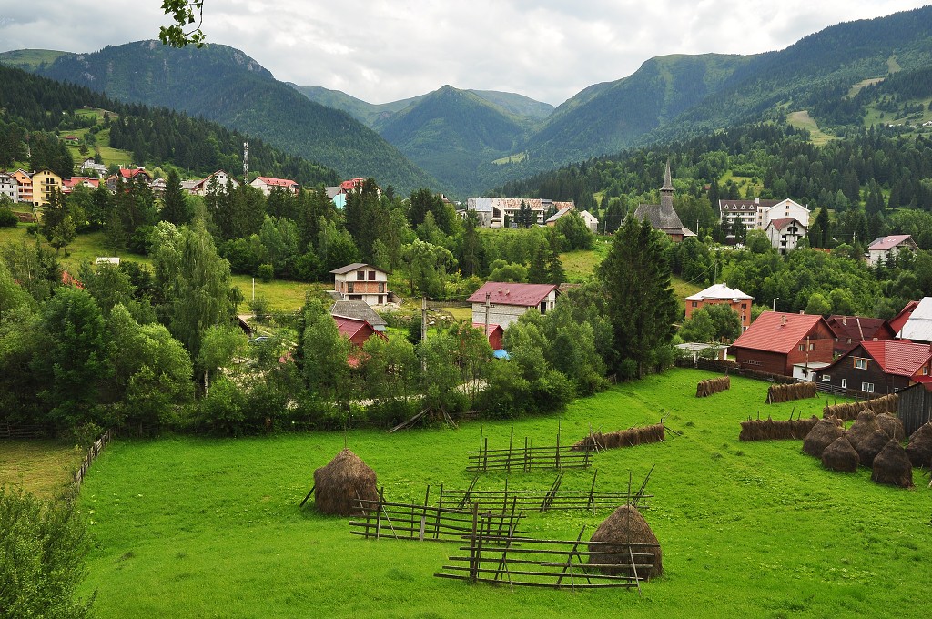 Východní Evropa  - v horách nad městem Borsa, Rumunsk 