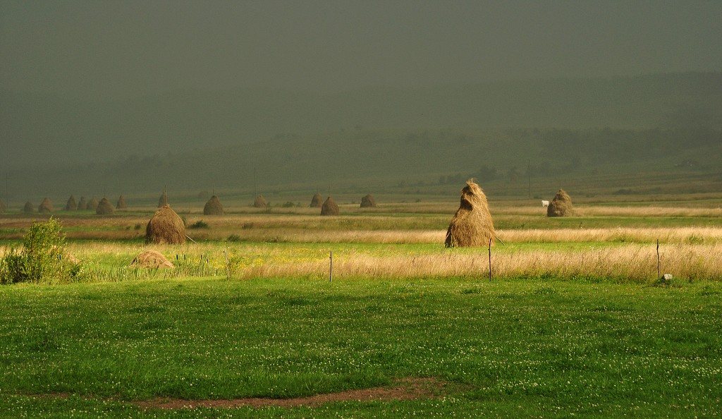 Východní Evropa  - před bouřkou, Rogoz, Maramureš, Rumunsko 