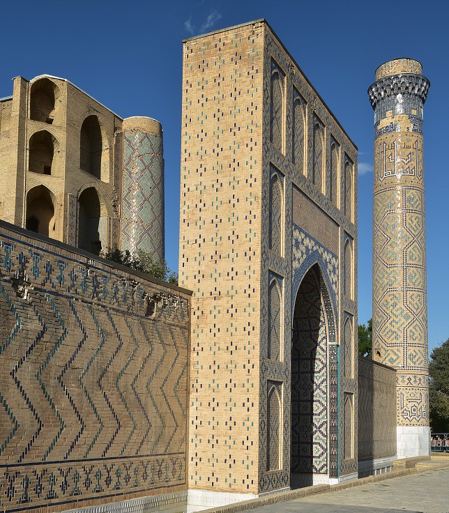 Almaty + Uzbekistán - Mešita Bibi Chánum, Samarkand 