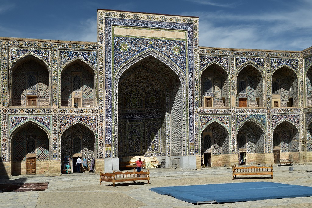 Almaty + Uzbekistán - Medresa Šerdor, Registán, Samarkand 