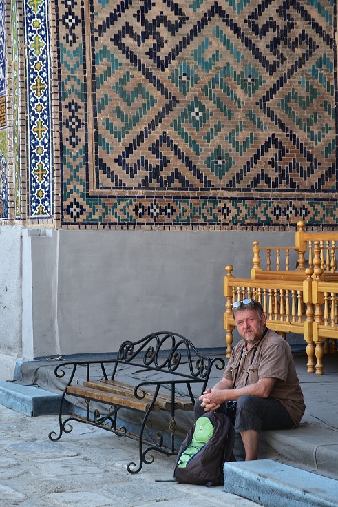 Almaty + Uzbekistán - Medresa Šerdor, Registán, Samarkand 