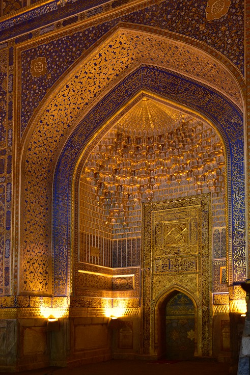 Almaty + Uzbekistán - Medresa Tillakori, Registán, Samarkand 