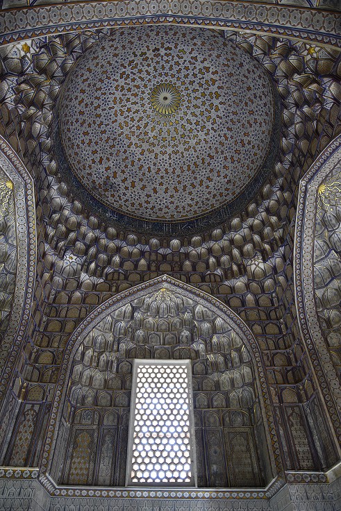Almaty + Uzbekistán - Mauzolea Šáhi Zinda, Samarkand 