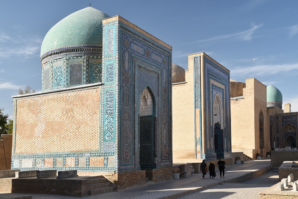 Almaty + Uzbekistán - Mauzolea Šáhi Zinda, Samarkand 