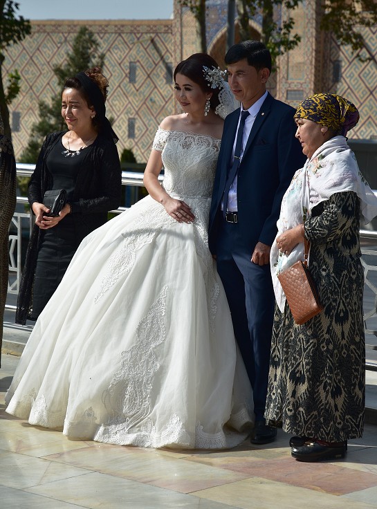 Almaty + Uzbekistán - svatba, Registán, Samarkand 