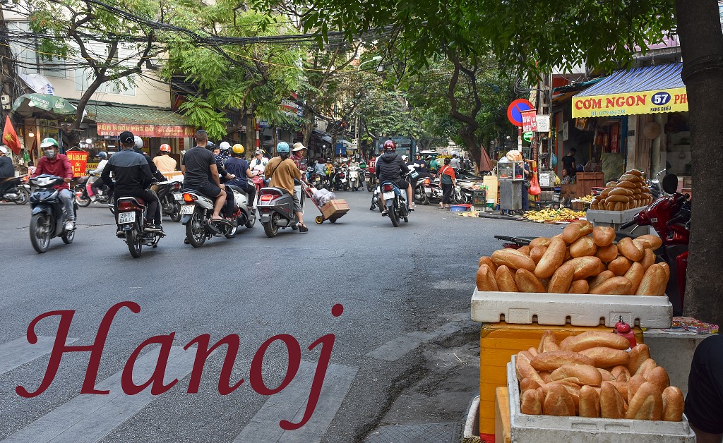 Vietnam - Stará čtvrť, Hanoj