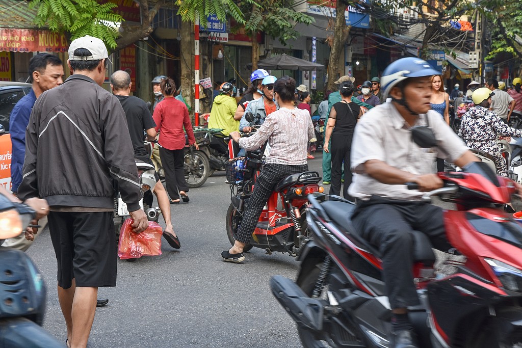 Vietnam - Stará čtvrť, Hanoj