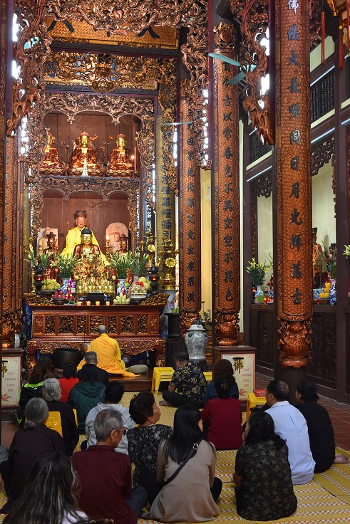 Vietnam - Hanoi, chrám v čtvrti Hoan Kiem