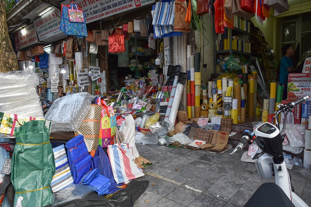 Vietnam - Stará čtvrť, Hanoj