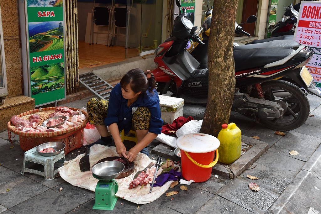 Vietnam - Hanoi - Stará čtvrť, street food