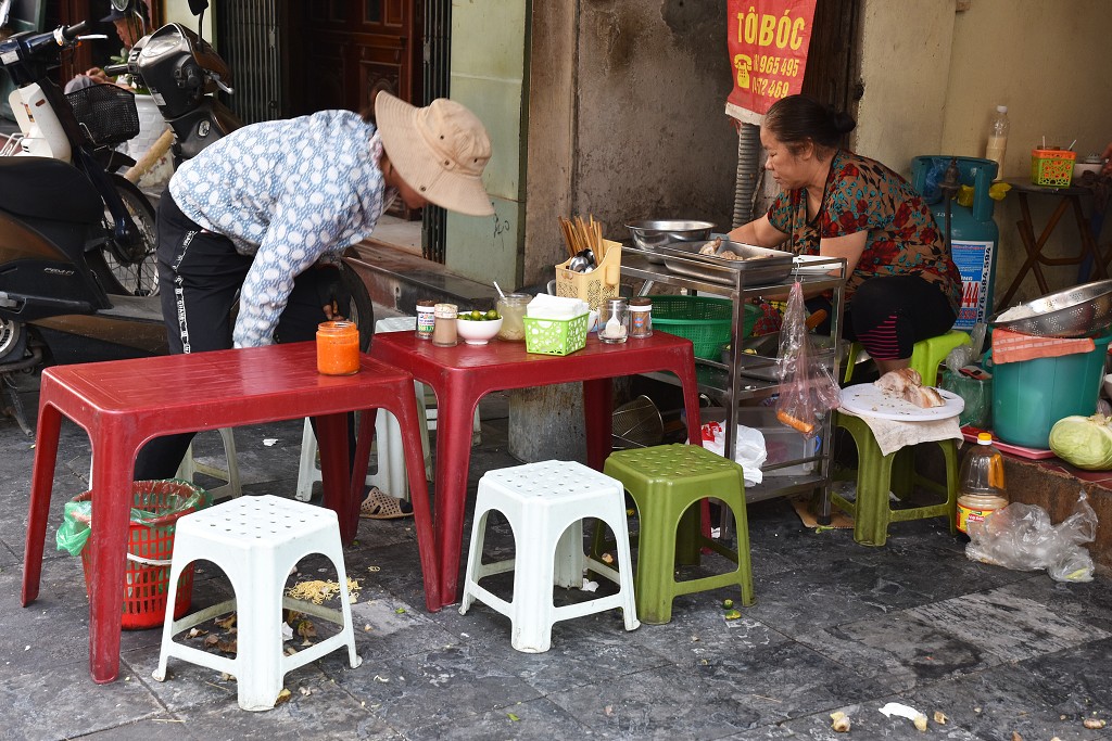Vietnam - Hanoi - Stará čtvrť, street food