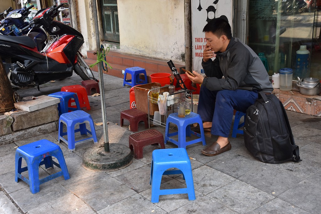 Vietnam - Hanoi - Stará čtvrť, street food