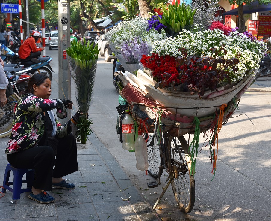 Vietnam - Hanoi, čtvrť Hoan Kiem