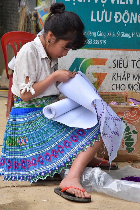 Vietnam - etnická vesnice Suoi Giang, u Nghia Lo