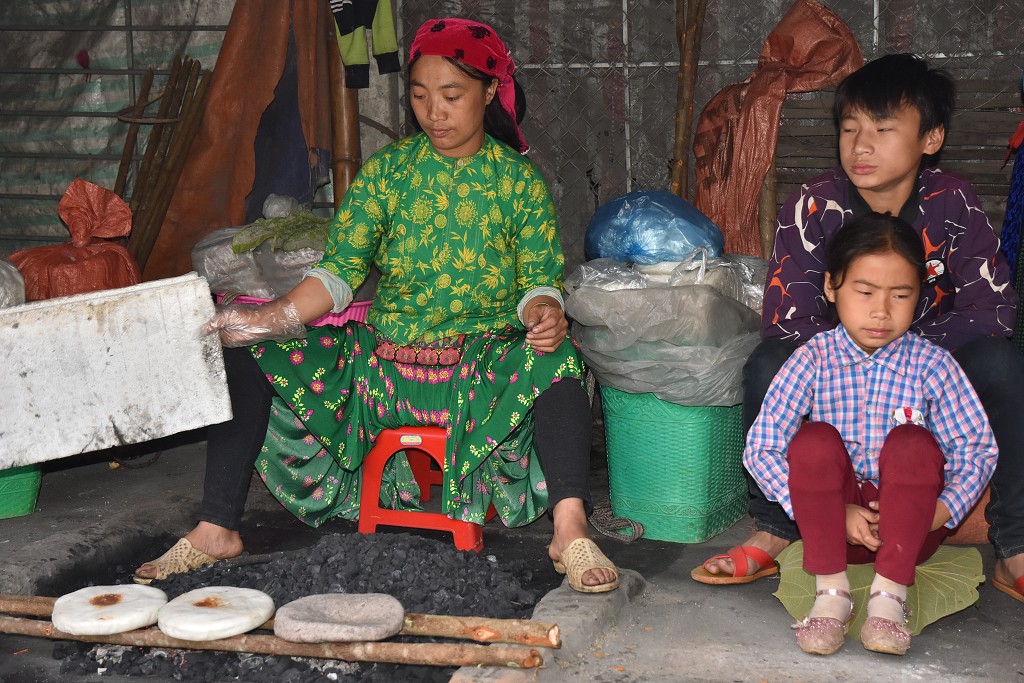 Vietnam - nedělní trh, Dong Van