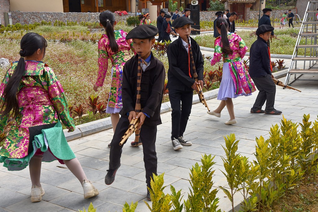 Vietnam - Etnické květinové slavnosti, u Meo Va