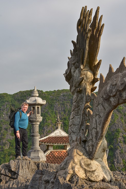 Vietnam - na vrcholu hory Múa, u Ninh Binh