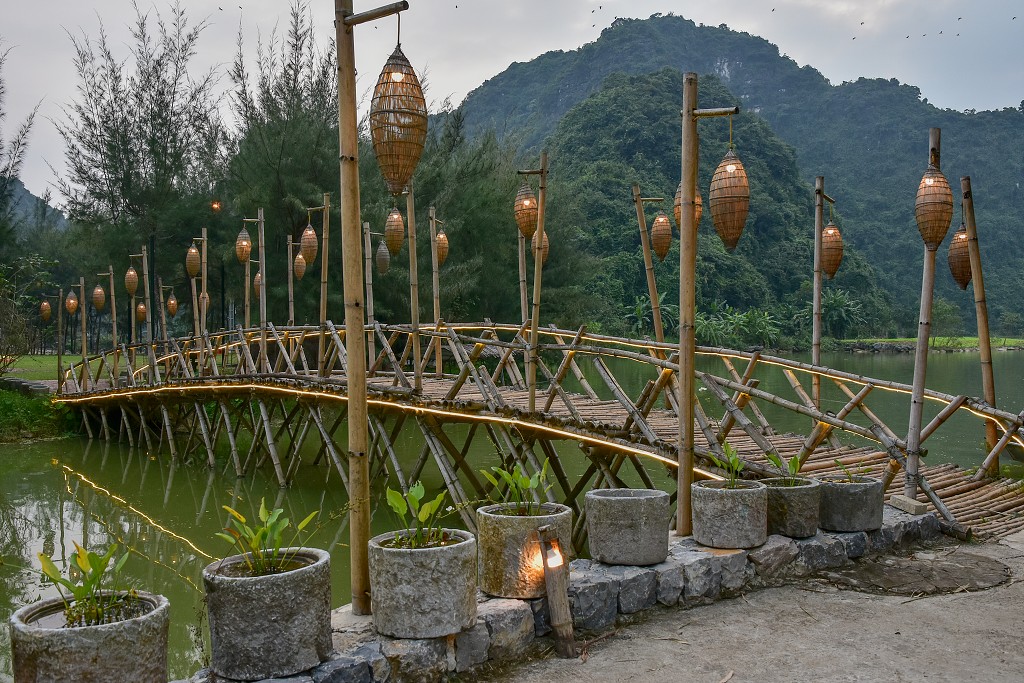 Vietnam - ptačí rezervace u Tam Coc