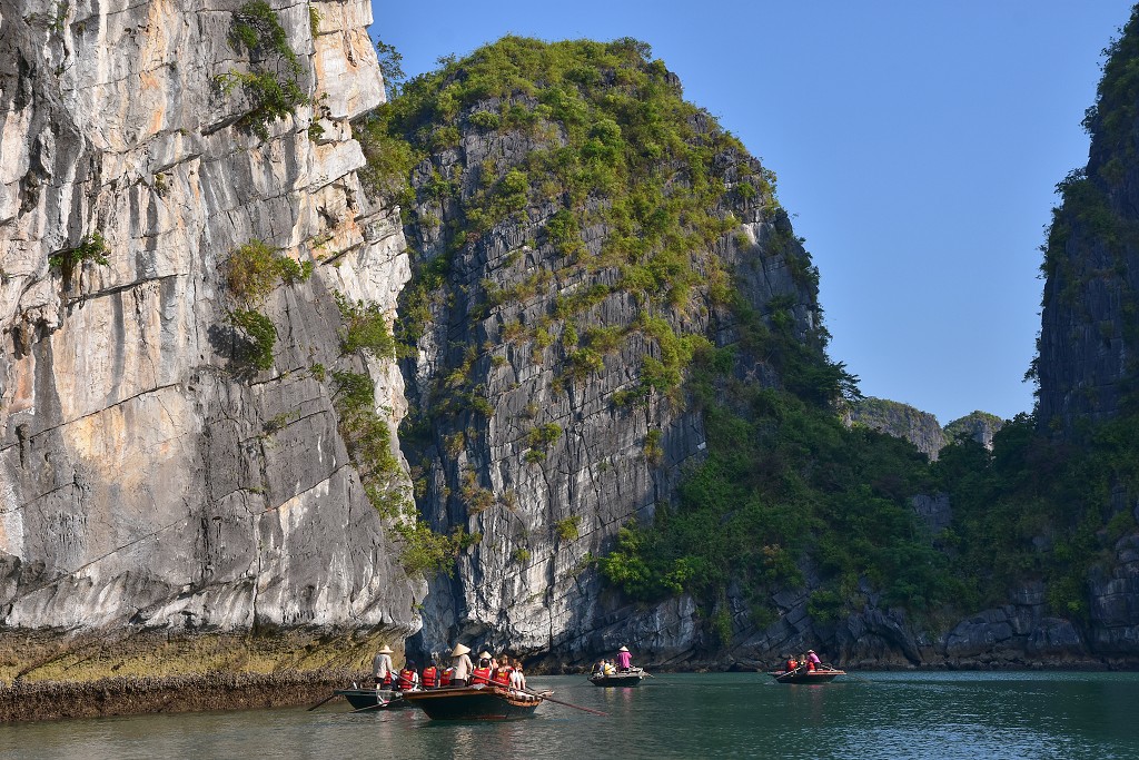 Vietnam - Lang Chai fishing village, zátoka Bai Tu Long