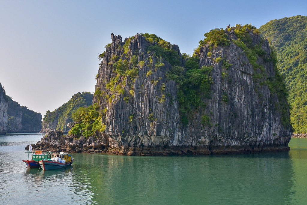 Vietnam - Lang Chai fishing village, zátoka Bai Tu Long